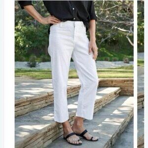 KINSALE White, Italian Performance Linen White /12, NWOT